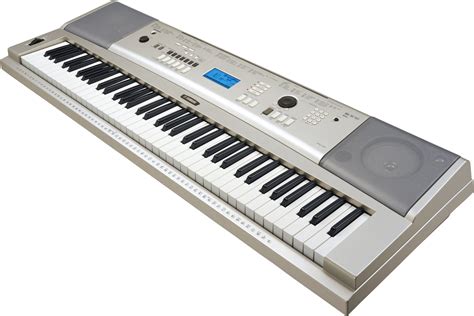 Yamaha ypg-235. 88 piano-style keys with Graded Soft Touch, matching stand, sustain pedal, USB storage, backlit LCD displays notation and lyrics. 