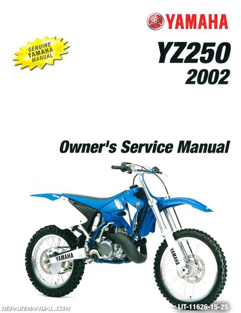 Yamaha yz250 p lc full service repair manual 2002. - Lg f1480tds service manual repair guide.