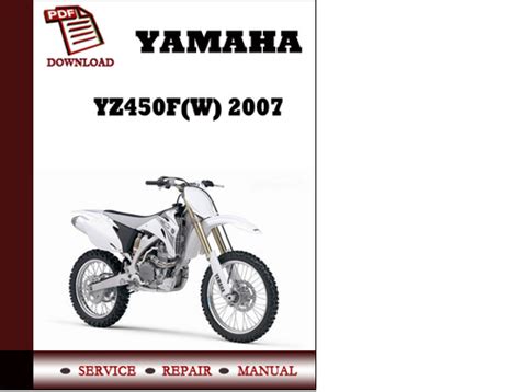 Yamaha yz450f w 2007 service repair manual. - Vendéens et chouans contre bonaparte (1799-1814).