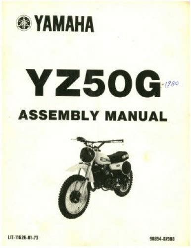 Yamaha yz50g teile handbuch katalog download 1980. - Service and repair manual fiat punto mk3.