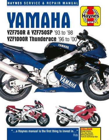 Yamaha yzf1000r thunderace 1996 2000 repair service manual. - Honda st1300 pan european workshop manual.
