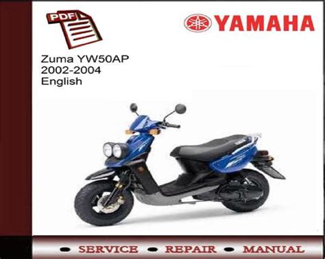Yamaha zuma 50 yw50 service repair workshop manual 2002 2005. - Cobra microtalk manual gmrs and frs.