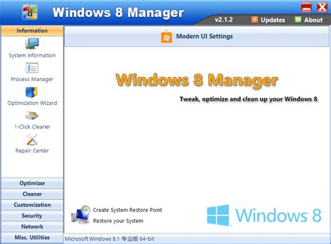 Yamicsoft Windows 8 Manager 2.2.8 With Keygen 