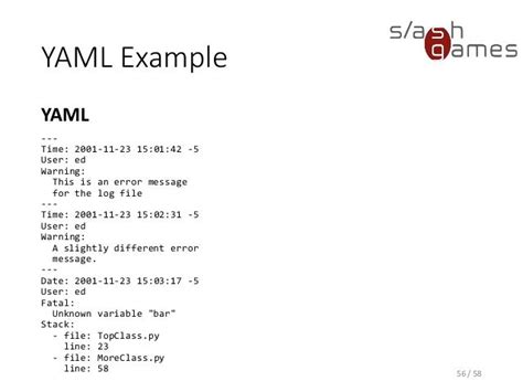 Yaml array of objects schema.  The schema is designed to codify human domain know...