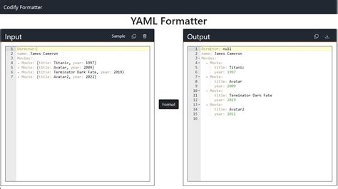 Yaml formatter linux. See Command Usage for in-depth information and availa...