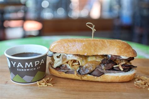 Yampa sandwich. Specialties: Yampa Sandwich Co. is Denver's source for mouthwatering sandwiches packed with delicious, quality ingredients. Our sandwich shop and deli name comes from the Yampa River that flows through our original stomping grounds of Steamboat Springs, and we honor the inspiration the river gave us each and … 