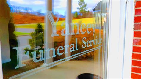 Funeral arrangement under the care of Yancey Funeral Servi