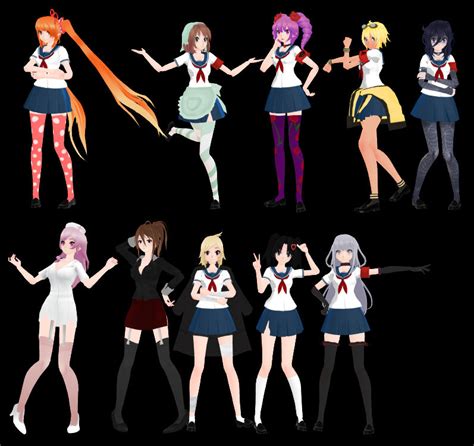 If you'd like to learn more about the rivals, I suggest heading over to the Characters page of the Yandere Simulator website ( http://yanderesimulator.com/ch.... 