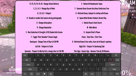 Yandere simulator cheat menu 2025.  Yandere Simulator Demo Debug menu, June 3...