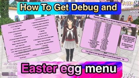 Yandere simulator debug commands.  In the Learn how to access the debug men...