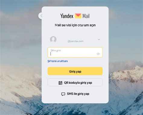 Yandex mail giriş
