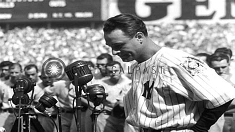 Yankee great Lou Gehrig