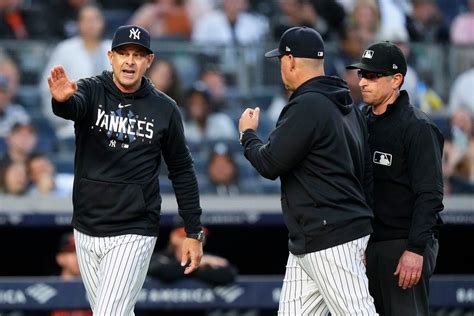 Yankees Notebook: Aaron Boone suspended for Padres opener
