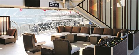 The Jim Beam Suite seats are a premium seating area located in section