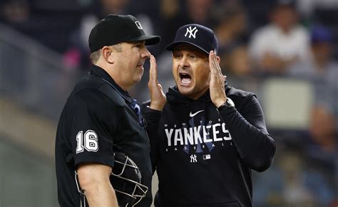 Yankees manager Aaron Boone ejected for 7th time this season, tied for most in majors