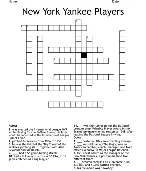 Yankees pitcher hideki crossword clue. Yankee Hideki Crossword Clue. The Crossword Solver found 30 answers to "Yankee Hideki", 5 letters crossword clue. The Crossword Solver finds answers to classic crosswords and cryptic crossword puzzles. Enter the length or pattern for better results. Click the answer to find similar crossword clues . Enter a Crossword Clue. 