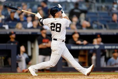 Yankees place Josh Donaldson on 10-day IL with right calf strain, recall Oswald Peraza