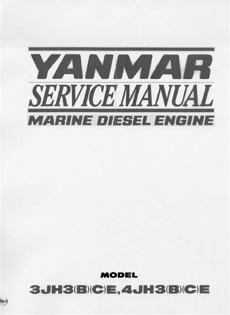 Yanmar 3jh3 4jh3 series marine diesel engine full service repair manual. - Du musst nur die laufrichtung ändern.