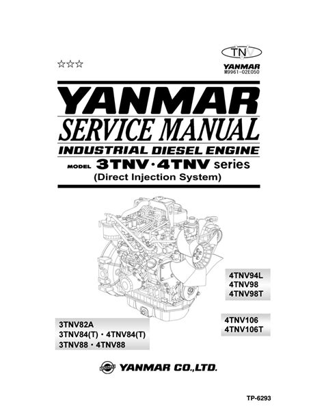 Yanmar 3tnv 4tnv series diesel engine service repair workshop manual. - Manuale tempi di riparazione officina freelander.