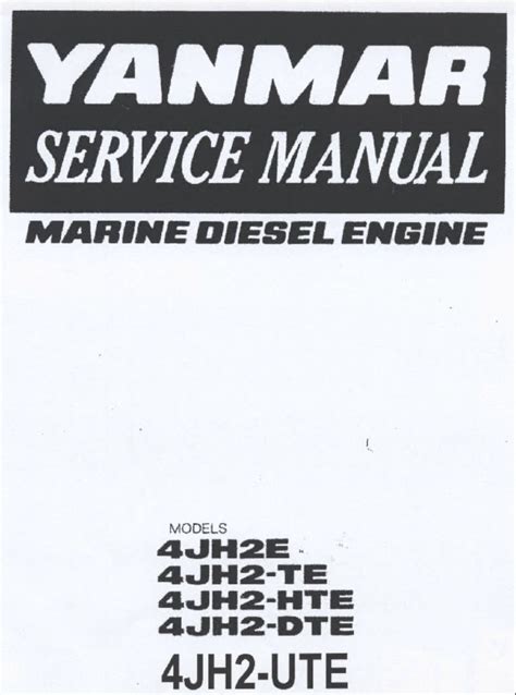 Yanmar 4jh2 hte 4jh2 dte marine diesel engine full service repair manual. - Manual de fiat 600 s gratis.