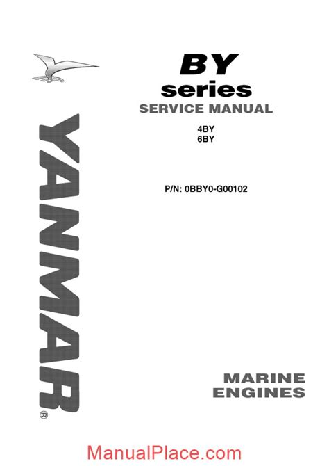 Yanmar 6by 220 6by 260 manuale completo di riparazione per motori marini. - 93 40 ps mariner service handbuch.