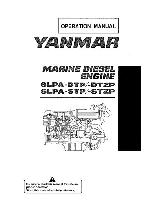 Yanmar 6lp dte 6lpa dtp manuale di servizio completo per motori diesel marini. - Heidelberg gto 46 varn dampning manual.