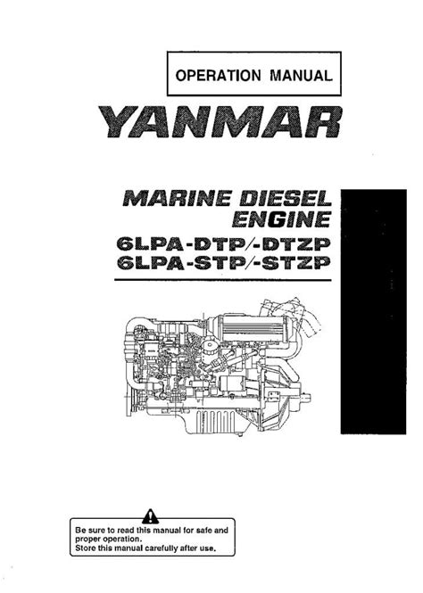 Yanmar 6lpa dtp stp schiffsdieselmotor komplette werkstatt reparaturanleitung. - 1979 mercury 50 hp 4 stroke manual.