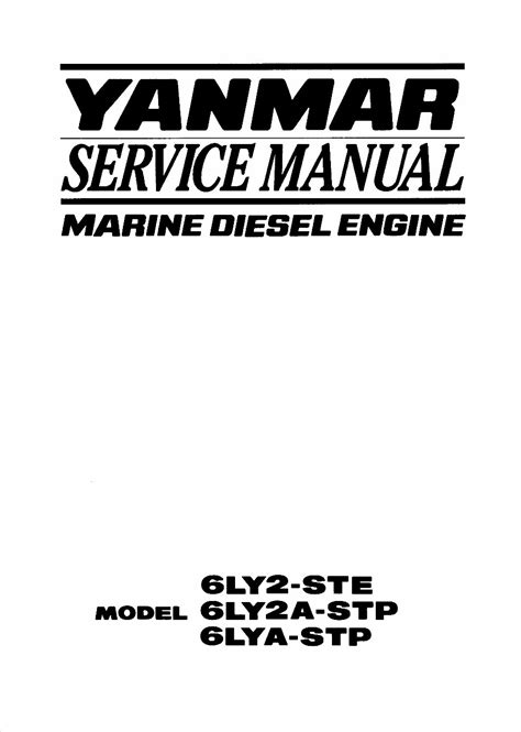 Yanmar 6ly 2 a stp diesel engine full service repair manual. - Empfang der salbung des geistes heiliger geist begegnungsführer v 6.