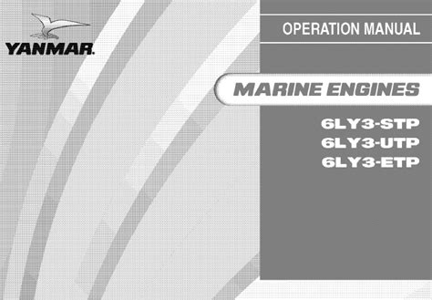 Yanmar 6ly3 etp 6ly3 stp 6ly3 utp series engine marine inboard service manual. - Chrysler voyager servizio manuale schema elettrico porta.