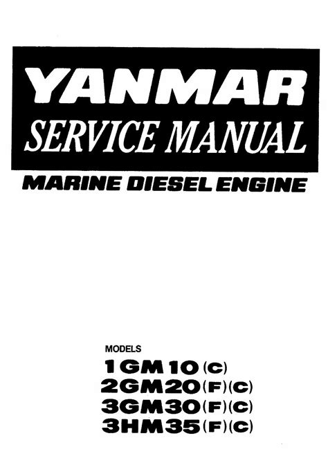 Yanmar 8systp marine engine complete workshop repair manual. - Ingeniero en general por gordon cameron.