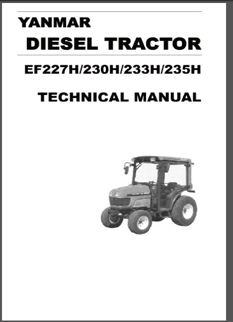 Yanmar ef227h ef230h ef233h ef235h manuale di officina riparazione di servizi di trattori diesel. - A handbook for happy families a practical and fun filled.
