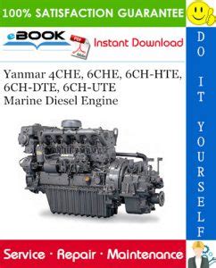Yanmar marine diesel engine 4che 6che 6ch die 6ch dte 6ch ute service reparatur werkstatthandbuch. - La croce la testa e il piatto.