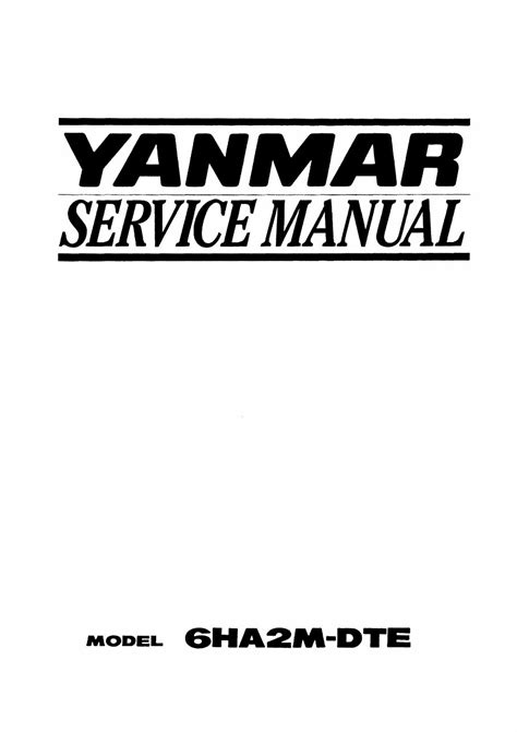 Yanmar marine diesel engine 6ha2m dte service repair manual. - Estructura economico-social del departamento de salto.