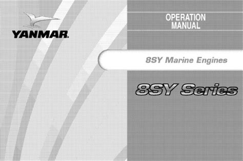 Yanmar marine engine 8sy series operation manual download. - Briggs and stratton 11 horsepower rebuild manual.