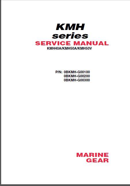 Yanmar marine gear kmh40a kmh50a kmh50v service repair manual instant. - 98 honda accord wagon sir repair manual.