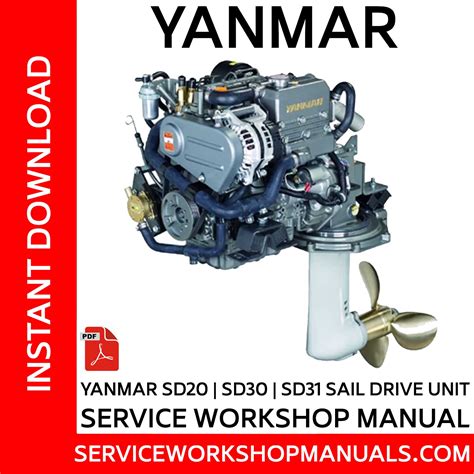 Yanmar segelantrieb sd20 sd30 sd31 service reparatur werkstatt handbuch download. - Master harold et les thèmes des garçons.