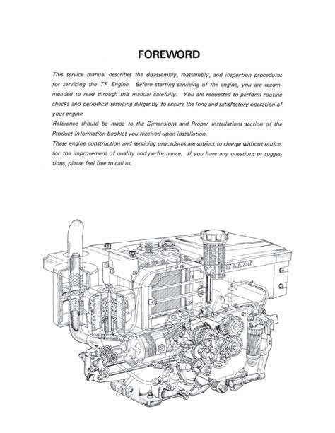 Yanmar tf series engine full service repair manual. - Sharp ar 201 digital copier repair manual.