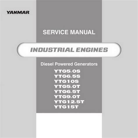 Yanmar ytg series diesel powered generators service repair manual. - Us army technical manual tm 5 4210 218 13 p.