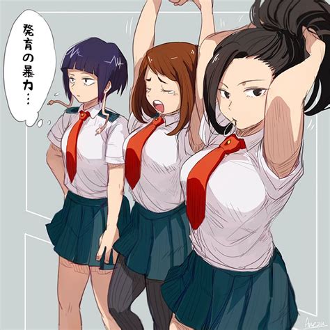 Yaoyorozuhentai - Kyoka informs her classmates of Gigantomachia's presence. Momo receives a call from the wounded Midnight. "Prepare to engage the enemy!" The students try to flee from Gigantomachia's rampage. Trainees shocked at Gigantomachia's massive destruction. The students tearfully mourn over the death of Midnight. Dark Hero Arc. 
