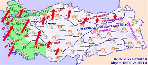 Yarın hava nasıl olacak? 12 Şubat 2024 Pazartesi yarın İstanbul, Ankara, İzmir ve Türkiye geneli hava durumu raporu haritası