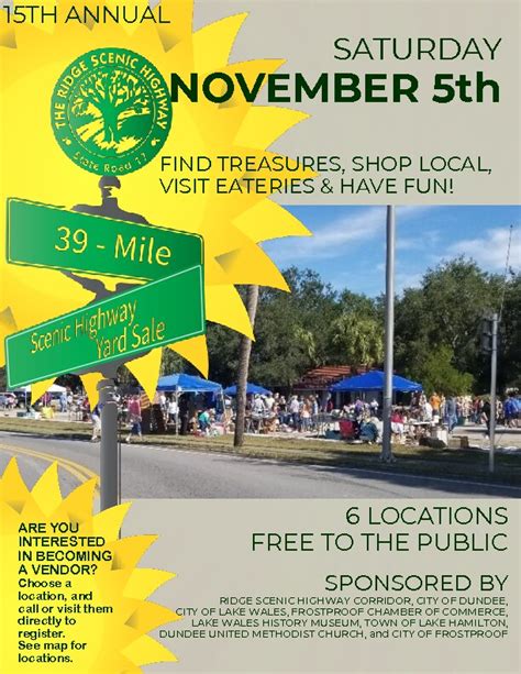 Yard sales lake city fl. Hammock Lakes Community Garage Sale. Hammock Lakes community-wide garage sale, featuring 280 homes.… → Read More. Posted on Mon, Oct 23, 2023 in Melbourne, FL 