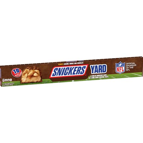 Twix Cookie Bars Yard; Snickers Bars Yard and M&M's Peanut Chocolate Candies Yard, which retail for $12.99 each, and can provide a new way to share the classic treat;. 