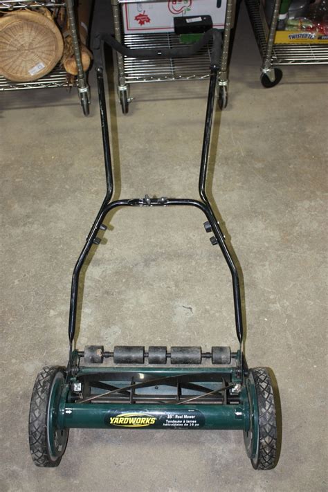 Yardworks push mower. Insert a wood block between the mower deck and cutting blade edge to stop the blade from turning. Loosen the blade retaining bolt with a socket wrench, and pull off the blade and washer from the crankshaft on push mowers. On riding mowers, unscrew the pulley retaining bolt, and remove the engine pulley from the crankshaft. 