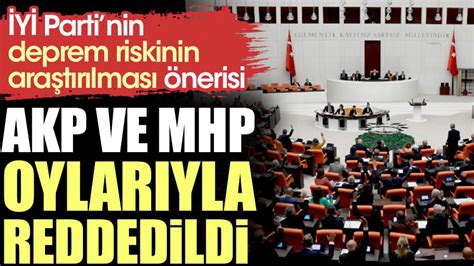 Yargı krizinin araştırılması önerisi AK Parti ve MHP oylarıyla reddedildi
