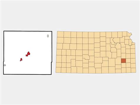 Yates Center, KS - Geographic Facts & Maps - MapSof.net