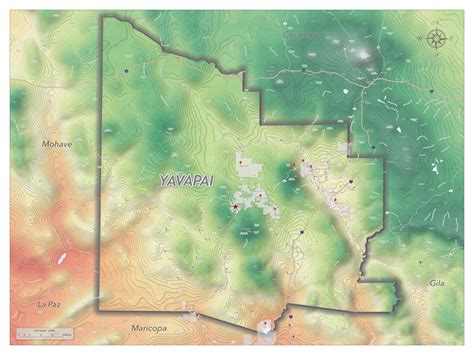 Yavapai County Interactive Mapping application allow