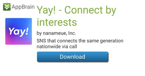 Yay Connect by interests APK Download for Android 