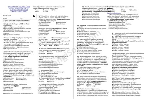 Yazılı Soruları 2021-2022 (Paylaşım: dersimiz.