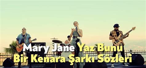 Yaz Yaz Bir Kenara Yaz Sözleri .