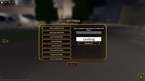 Yba codes working.  These codes can be redeemed in the settings by entering the code into the bo...